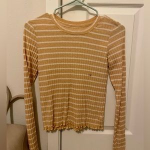 Long Sleeve American Eagle striped top XS